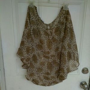 Cocoa Blue blouse  L